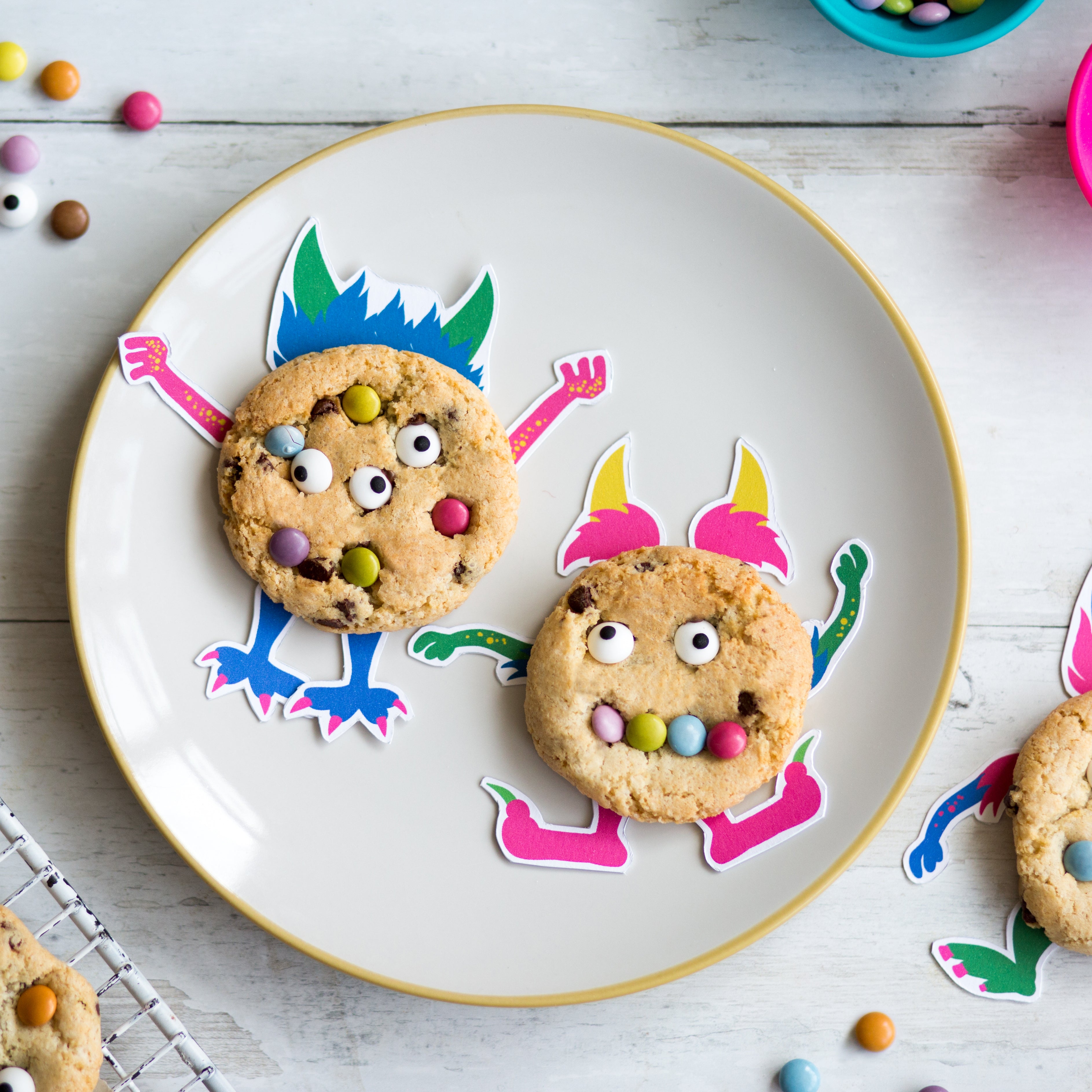 Monster Birthday Mash Color-a-Treat™ Cookie Coloring Kit (16ct)