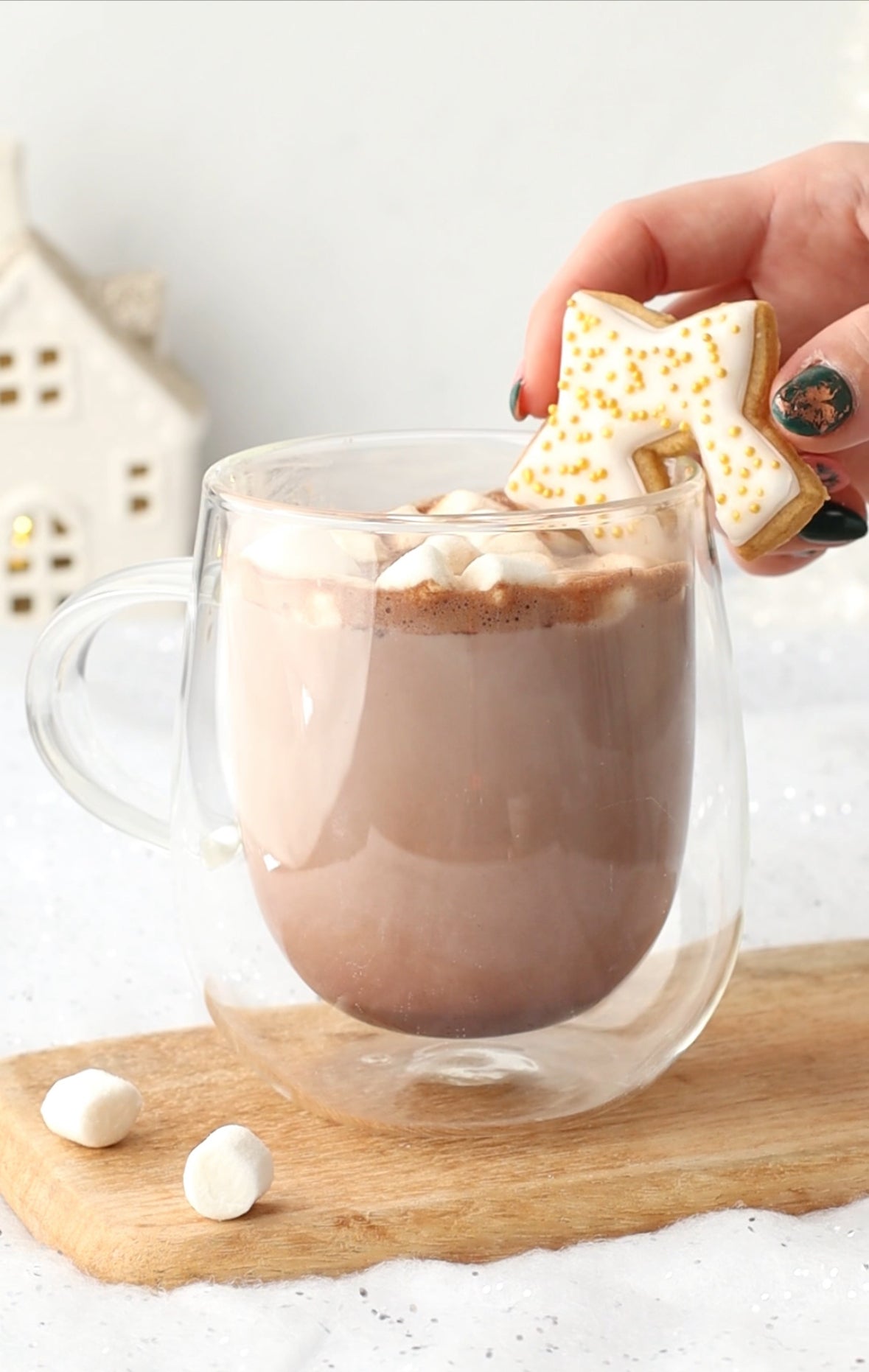 Christmas mug hugger biscuits