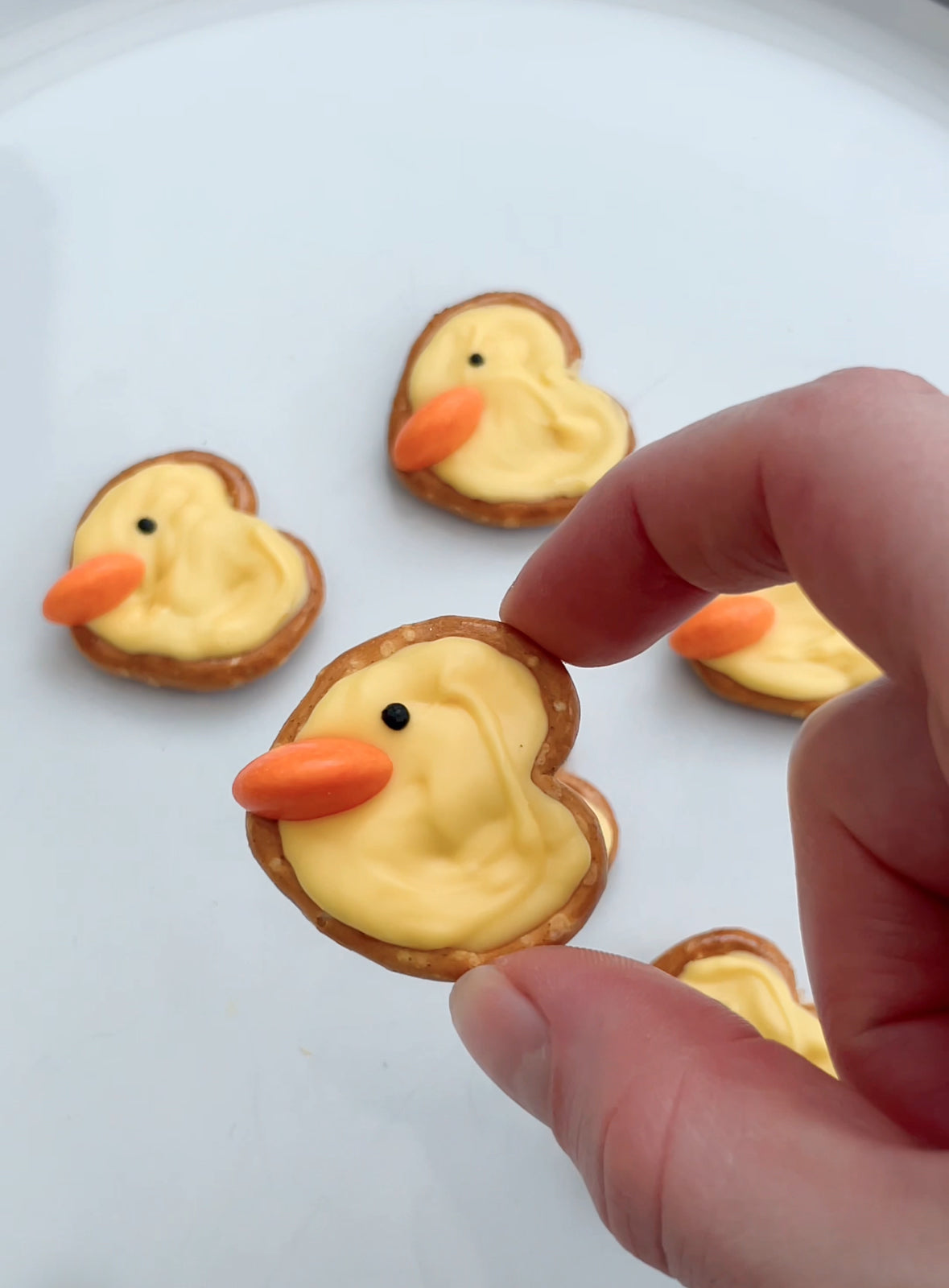 No Bake Duck Pretzels Easter Recipe