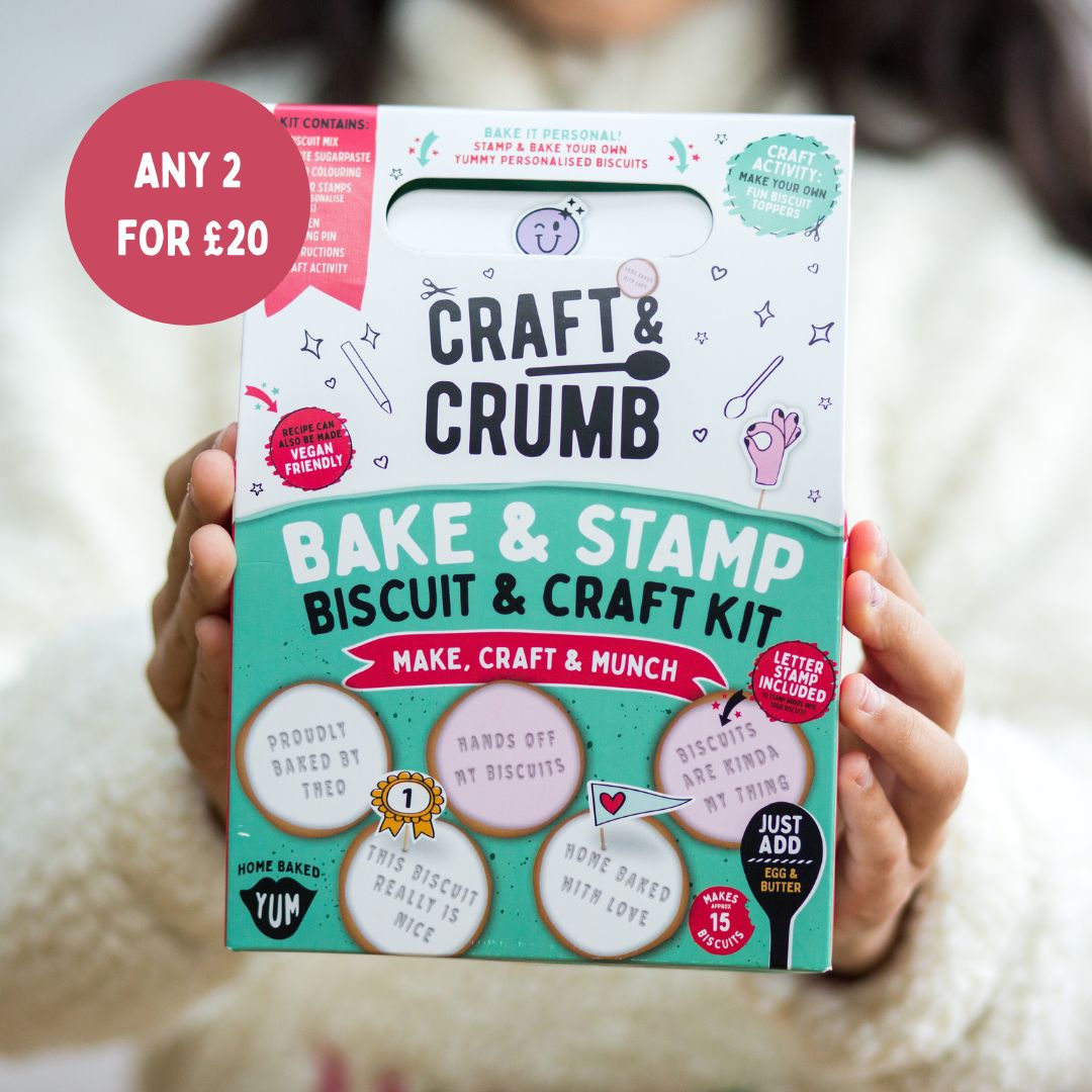 Bake & stamp biscuit & craft kit